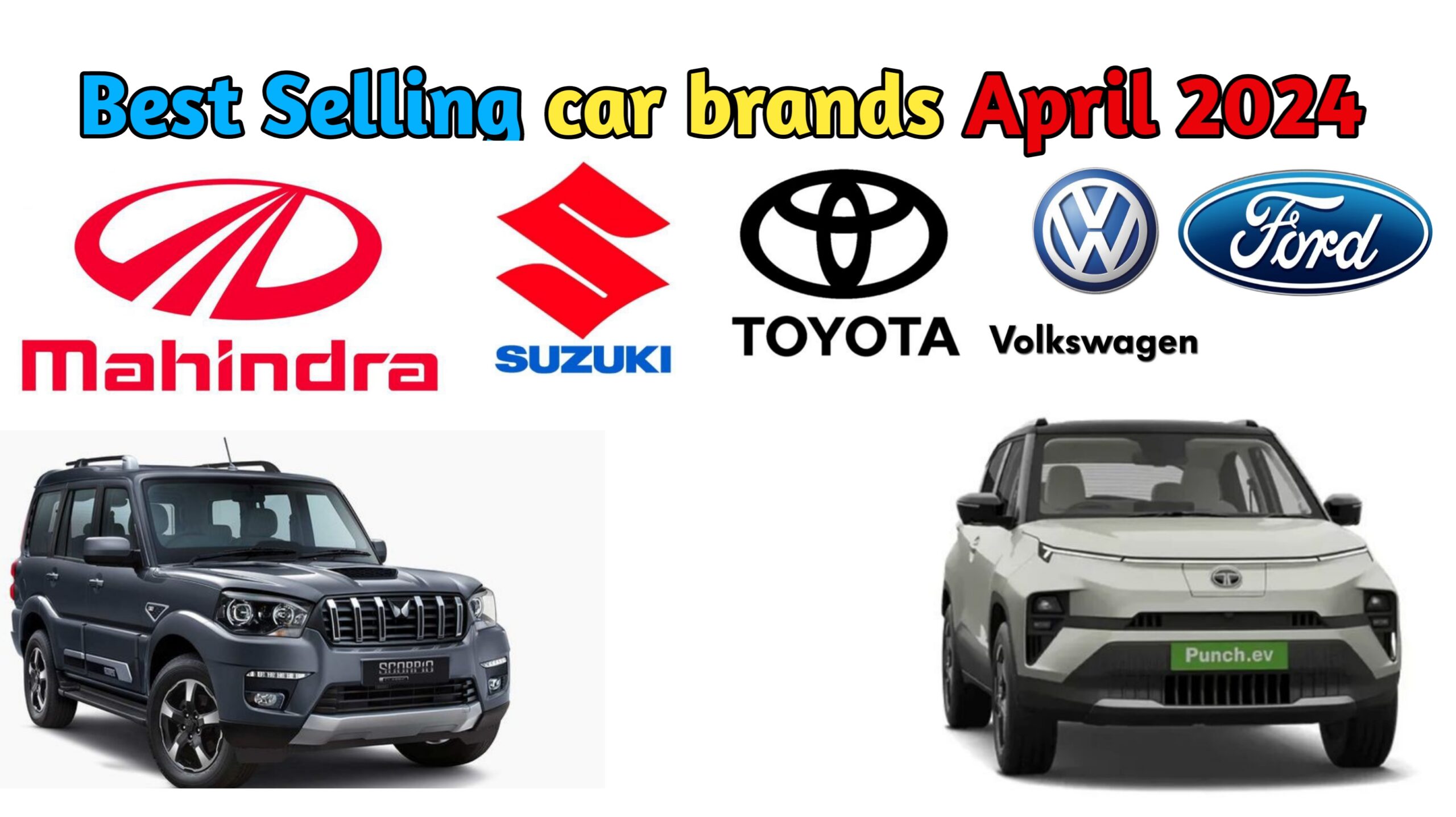  Top 14 Best selling car brands in april 2024 