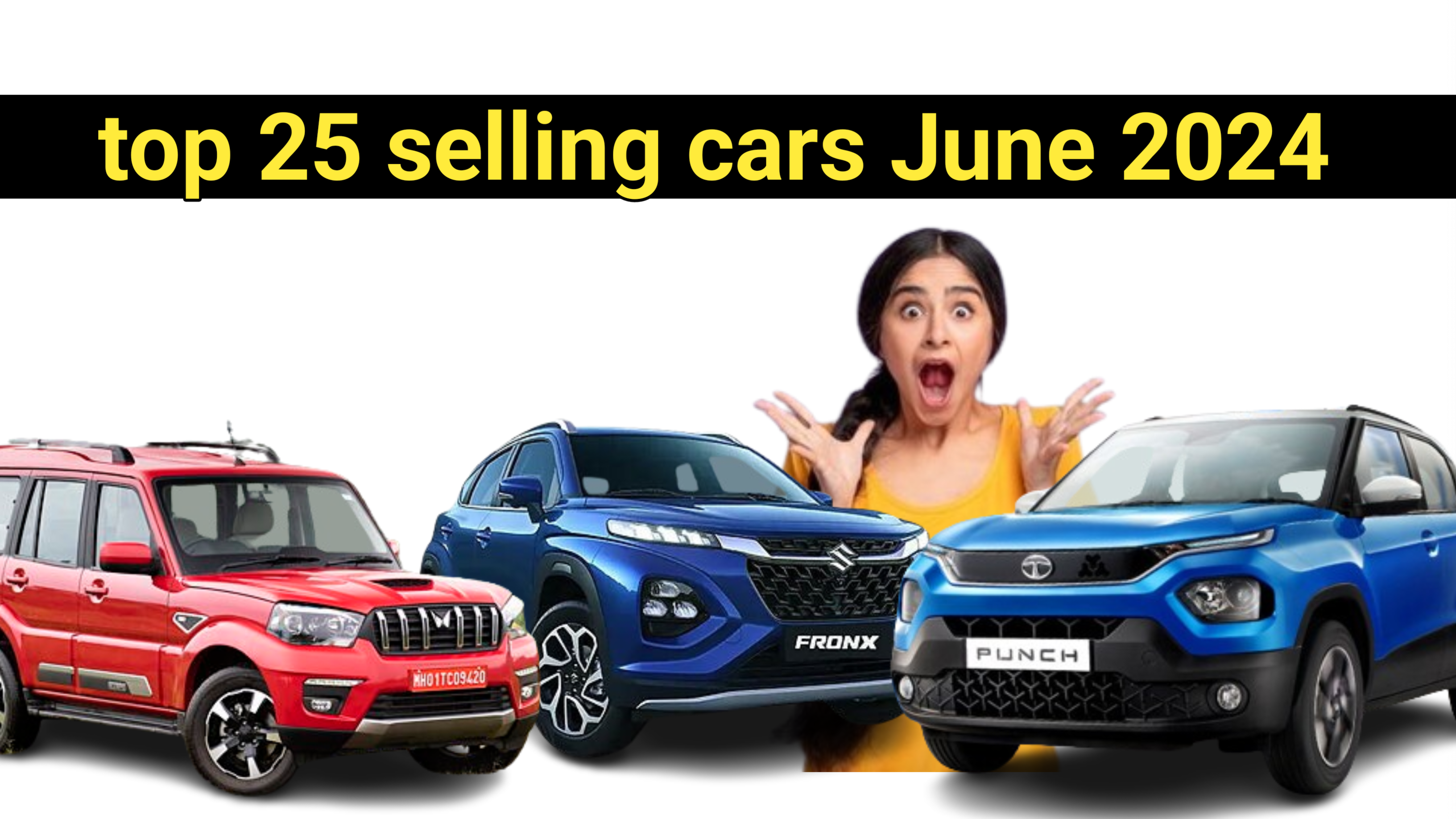 Top 10 selling cars in june 2024 in india