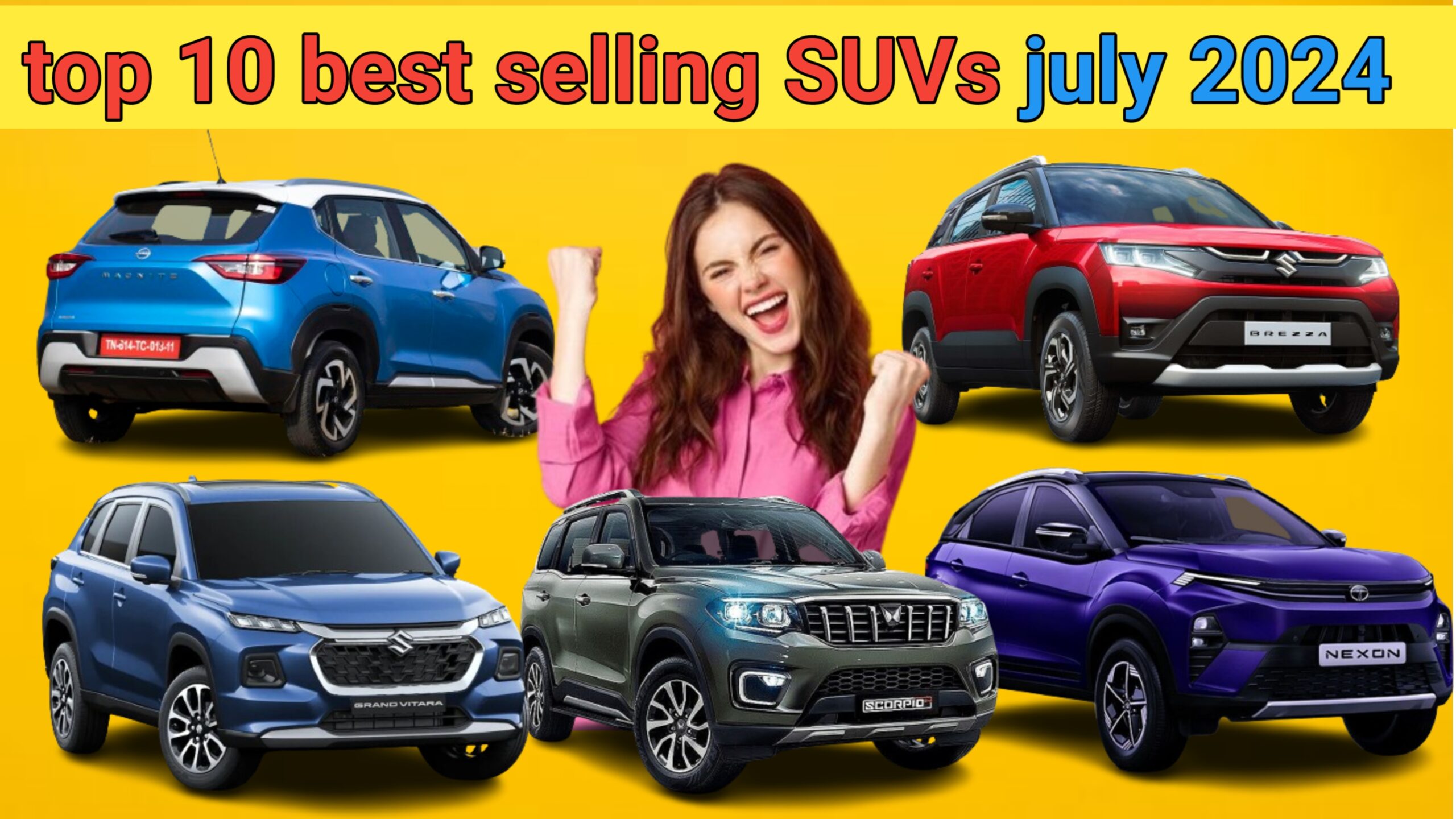 Top 10 best selling suvs in july 2024 